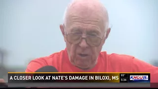 Biloxi starts cleanup after Hurricane Nate