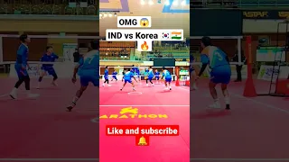 IND vs Korea clash moment Viral video 🔥#viral #trending #sepaktakraw