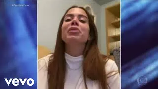 Emocionada, Anitta da depoimento e canta ‘Todo Mundo Vai Sofrer’ em homenagem á Marília Mendonça.