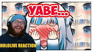 Gura Being YABAI for 8 Minutes Straight Hololive REACTION!