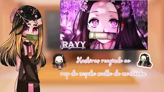 Hashiras reagindo ao rap da nezuko {coelhinha da montanha🐇🏔️} (ficou uma bosta} rap na descrição!🌷