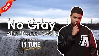 Alic 'Paco' Walls - No Gray - Jonathan McReynolds Cover Lyrics / Lyric Video (Audio)