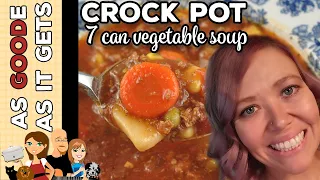 7 Can Crock Pot Vegetable Soup