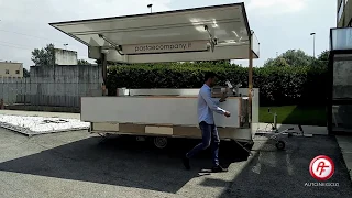 AF Rimorchio pesante EasyBox - NUOVO e USATO per lo Street Food genere alimentare