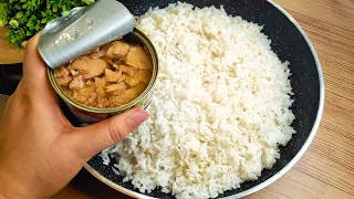 Do you have rice and canned tuna at home? Easy and delicious recipe!