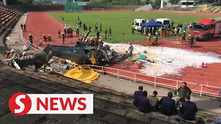 Helicopters in crash were undergoing third practice run