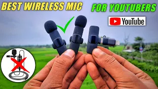 Best Wireless Microphone For Youtube || K9 Wireless Mic Review