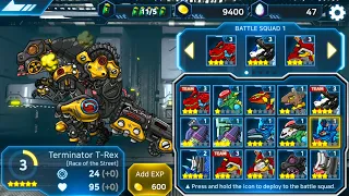 DINO ROBOT BATTLEFIELD 2021: TERMINATOR T-REX, FIRE T-REX, TYRANNO RED | DINOKING 210619