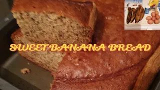 SWEET BANANA BREAD OR CAKE RECIPE @bettyw7425. DON'T WASTE YOUR  RIPE BANANAS DO THIS.