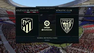 Atletico Madrid Vs Athletic Bilbao | La Liga Santander 2022 @Wanda Metropolitano Fifa 22 Gameplay Hd