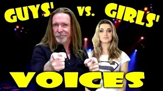 Guys' vs Girls' VOICES - What's The DIFFERENCE? What Vocal Type Are YOU?