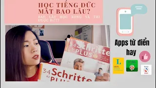 HỌC TIẾNG ĐỨC MẤT BAO LÂU? Bao lâu xong A1- B1 😂 - App từ điển tiếng Đức