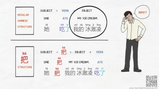 use 把 (ba) structure to emphasize the verb  - Chinese Grammar Simplified 203