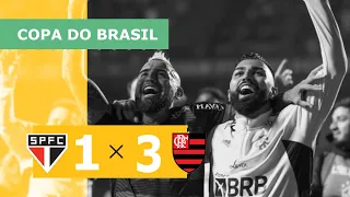 São Paulo 1 x 3 Flamengo - Gols - 24/08 - Copa do Brasil 2022