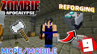 Making a Storage Unit in Bunker - Zombie Apocalypse | Minecraft Pe in Hindi | THE ETRIGAN