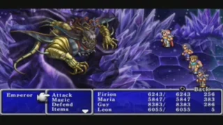 Final Fantasy 2 PSP version playthrough Finale, final boss and the ending