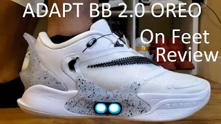 Nike Adapt BB 2.0 OREO Review and On Feet (AKA WHITE CEMENT!) IN HAND