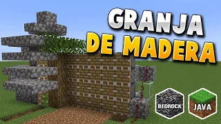 ✅ Granja de Madera (Muy Fácil) - 120 Stacks/Hora - Tutorial Minecraft 1.20+ / 1.19