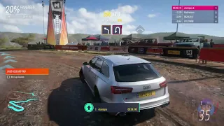 AUDI RS8 LEGO AZULADO HORIZON RALLY | FORZA HORIZON 5 GAMEPLAY