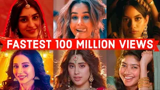 Fastest Indian Songs to Reach 100 Million Views on Youtube (fastest 100 million views songs)
