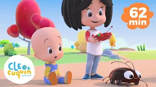 La cucaracha y más canciones infantiles con Cleo y Cuquín | Familia Telerin