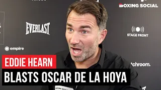 “I DON’T KNOW ABOUT RESTRAINING ORDERS BUT…” Eddie Hearn DESTROYS Oscar De La Hoya