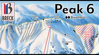 Best Powder Runs at Breckenridge - Peak 6 Double Black Breathless