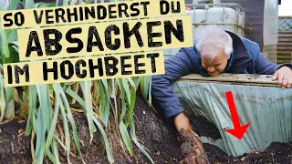 Erde im Hochbeet sackt ab! 2 Methoden wie du das verhindern kannst!