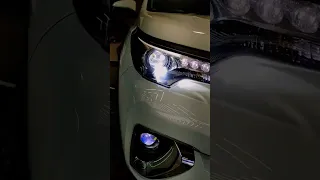 Toyota Fortuner 2017 Headlight & Fog projector Upgrade || Aozoom projector || car planet