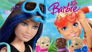 Rodzinka Barbie 🏊 Nauka pływania 🌊 film z lalką Barbie