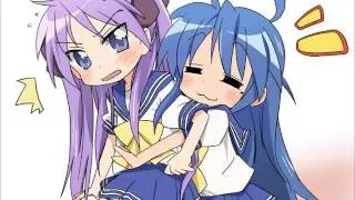 Konata and Kagami in College Troubles Part 5