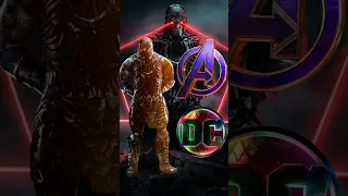 WHO IS STRONGER 💪 DARK SIDE VS MARVELS & DC #shorts #darkside #thanos