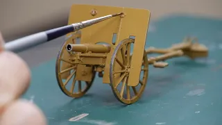 Painting FineMold's 1/35 scale  I.J.A Type 41-75mm Mountain Gun