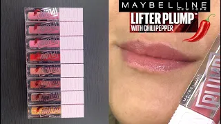 Maybelline Lifter PLUMP Glosses 🌶️ SWATCHES & REVIEW