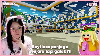 KETEMU SAMA BAYI LUCU PENJAGA PENJARA ?!! [BABY BARRY PRISON RUN ROBLOX INDONESIA]