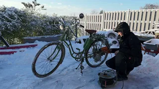 MAW Hühnerschreck Kaltstart bei Minus 5 Grad