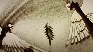 Merry Christmas - С Рождеством - sand animation