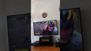 Jonas Vingegaard wins stage 11, Tour De France 2022. Danish TV2.