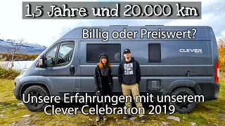 18 Monate und 20.000 km Clever Celebration Erfahrungsbericht