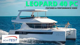 Leopard 40 PC (2023) Performance & Features video by BoatTEST