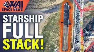 First SpaceX Starship & Super Heavy stacked in preparation for orbital flight!