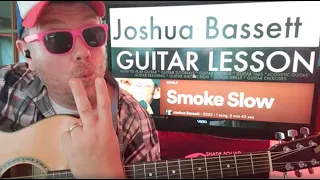 How To Play Smoke Slow - Joshua Bassett Guitar Tutorial (Beginner Lesson!)