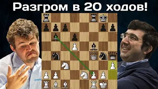 Магнус Карлсен - Владимир Крамник ♟ Ницца 2009♟ Шахматы