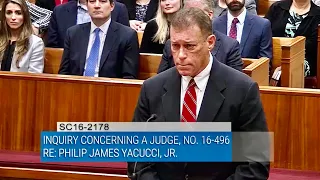 Public Reprimand and Suspension of Judge Philip James Yacucci, Jr.