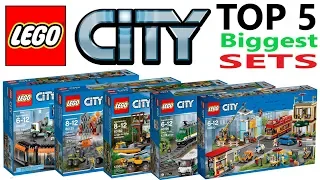 Lego City Top 5 Biggest Sets of all Time - Lego Speed Build Review