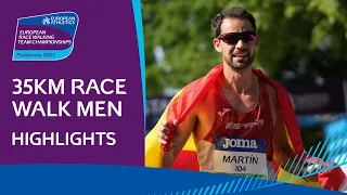 Martin wins the 35km Race Walk title in a Spanish record | Highlights | Podebrady 2023