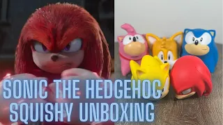 Sonic the Hedgehog Mega Squishy Unboxing Review (Sonic, Super Sonic, Knuckles, Tails, Amy Rose)