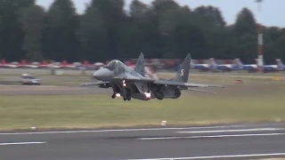 MiG 29 Fulcrum Full Display RIAT 2015