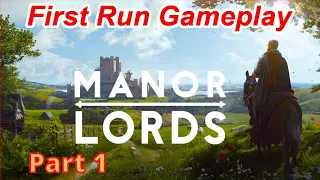 Manor Lords Early Access "First Playthrough" Part 1  | Flesson19