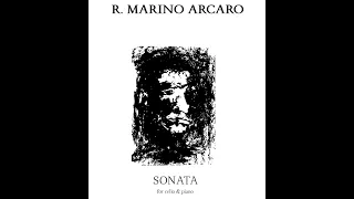 Marino Arcaro - Sonata for cello & piano, Op. 10